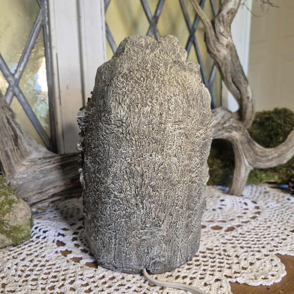 Vintage Bedside Table Lamp - Fairy Unicorn Dragon Castle & Stone Arch Figurine - Picture 4 of 11
